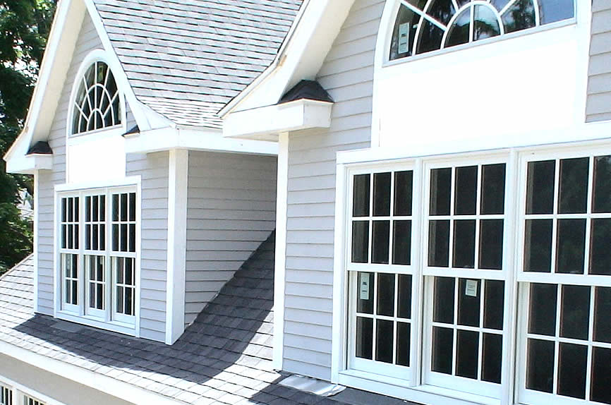 Window installation on residential home in Suffolk, New York