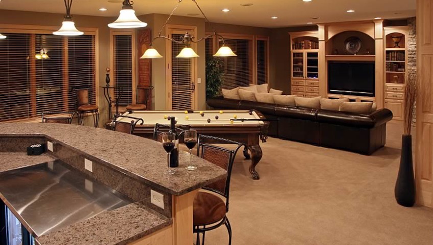 Remodeling basement in Long Island New York home